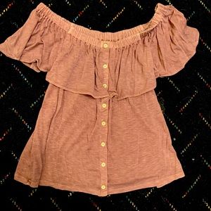 Cute off the shoulder tee